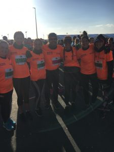 Group of people in baczac t-shirts