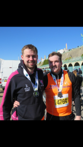 men with medals